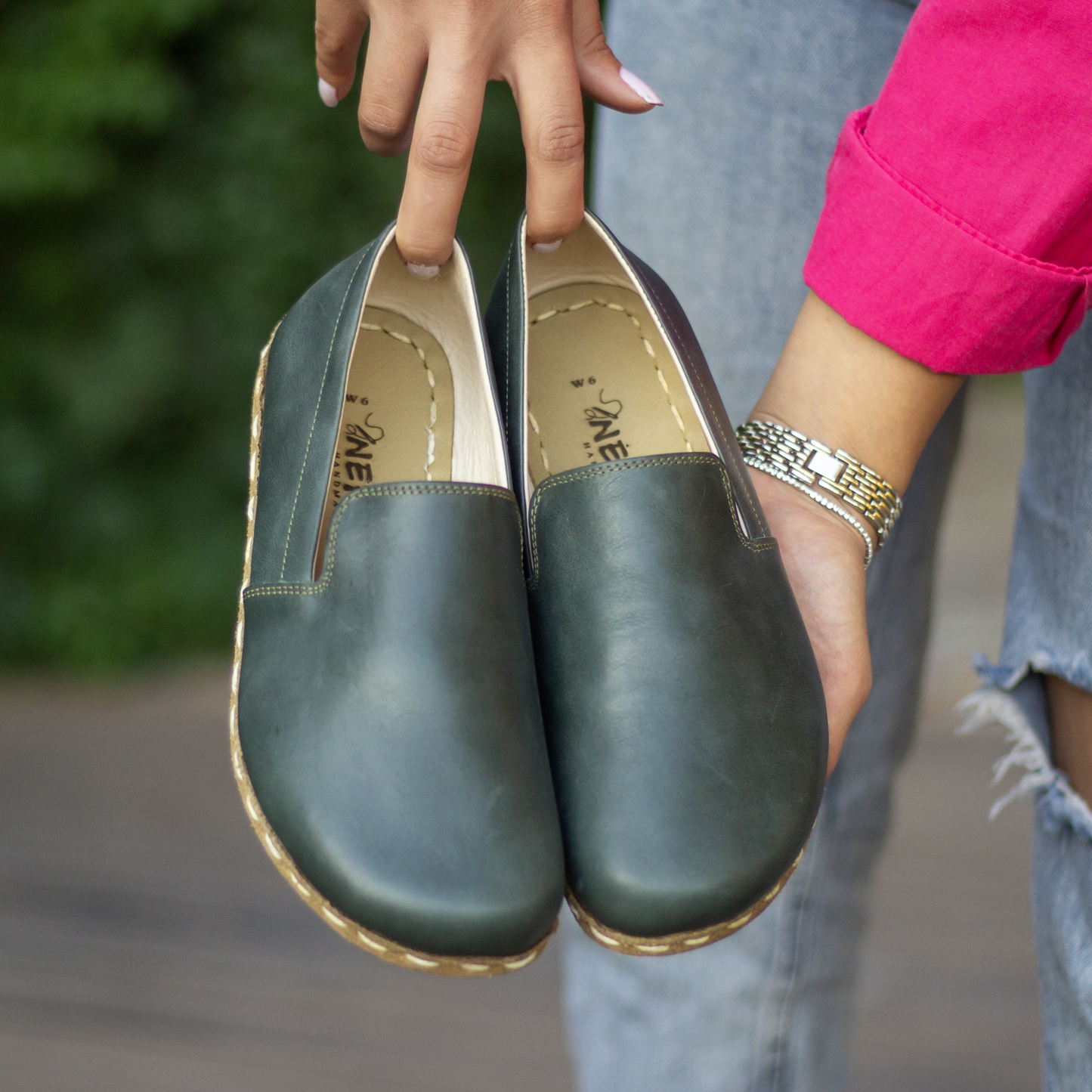 Earthing Naturel Leather Sneaker Men, Copper Rivet Barefoot Converse, Crazy Vision
