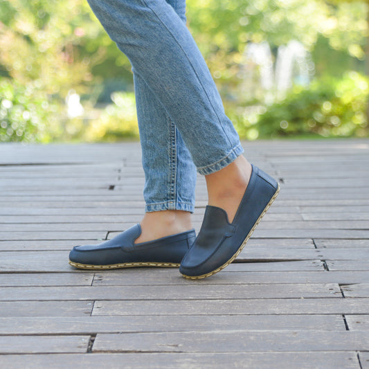 Barefoot Earthing Shoes Crazy Navy Blue Women