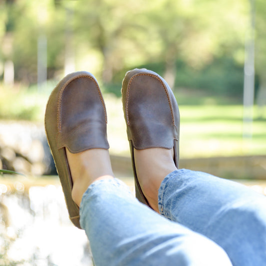 Barefoot Shoes Women's Crazy Classic Brown