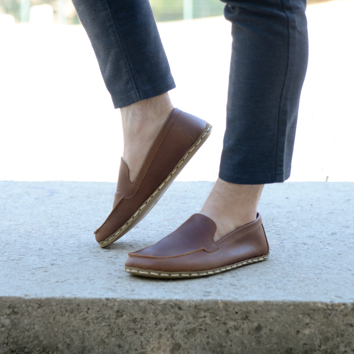 Barefoot Shoes Men's Crazy New Brown