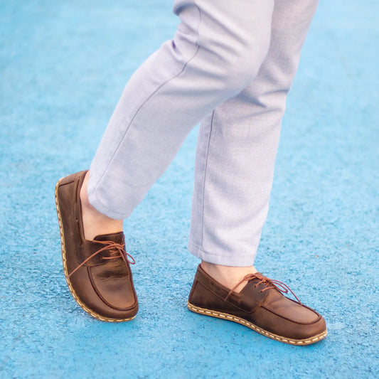 barefoot earthing shoes crazy classic brown men