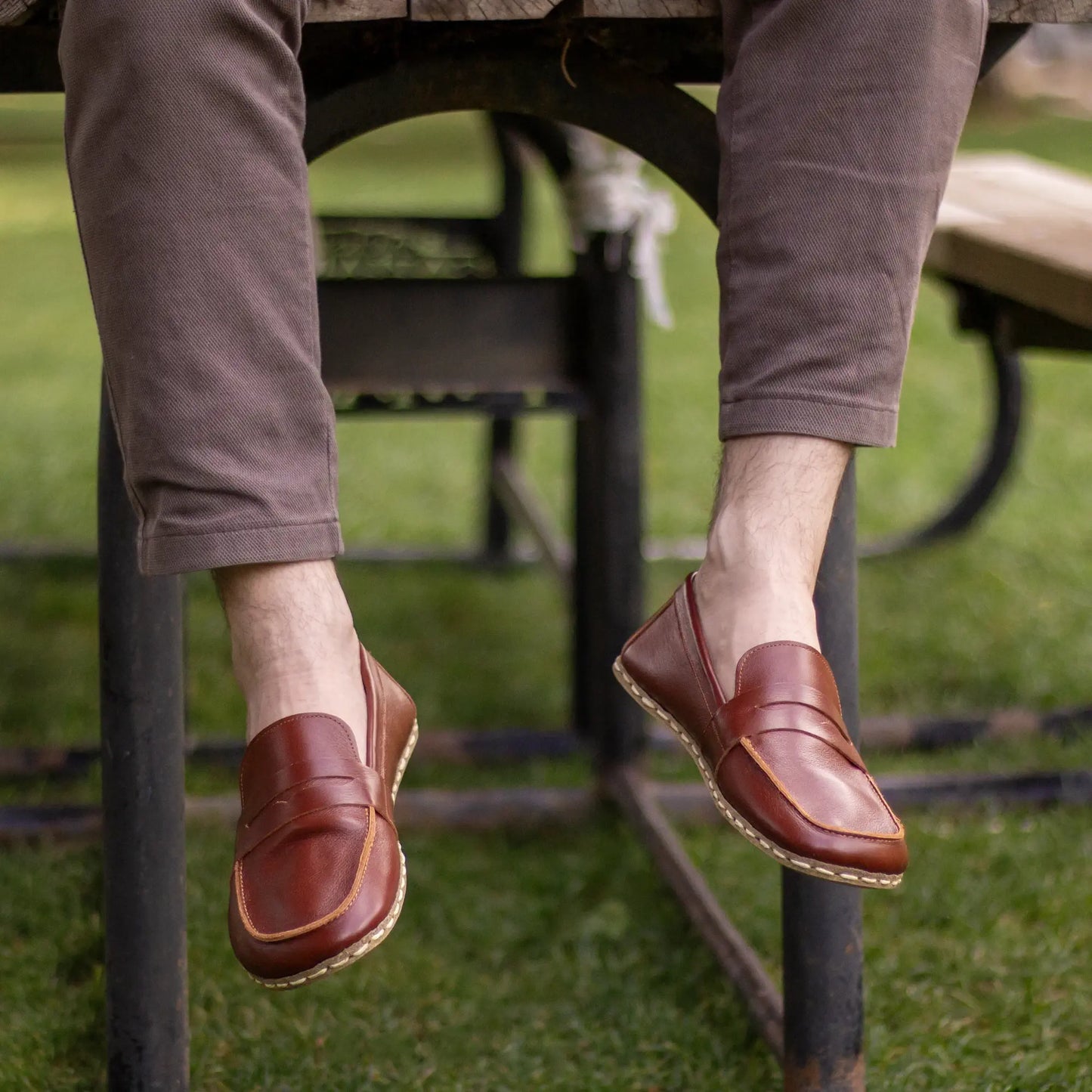 barefoot grounding footwear tornado brown men
