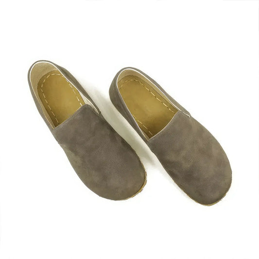 barefoot shoes mens nubuck gray