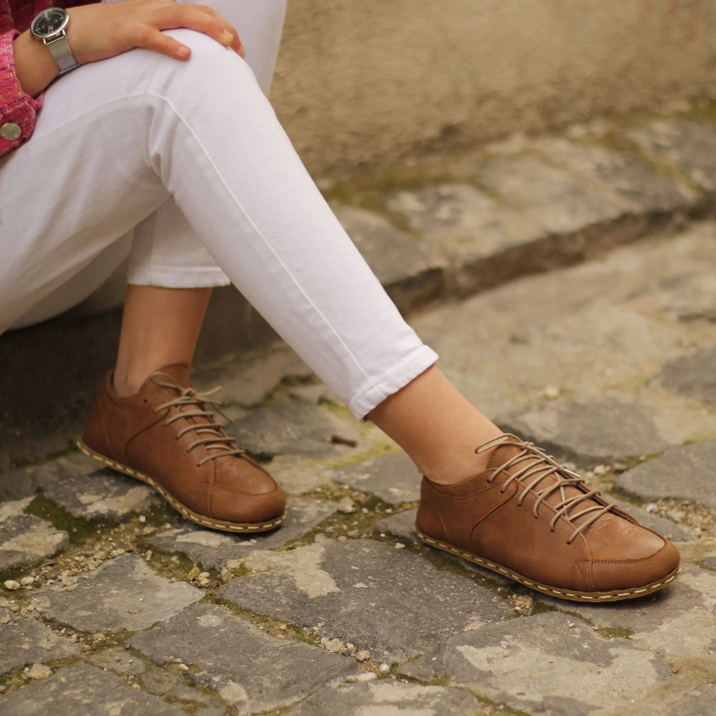barefoot sneaker matte brown for women