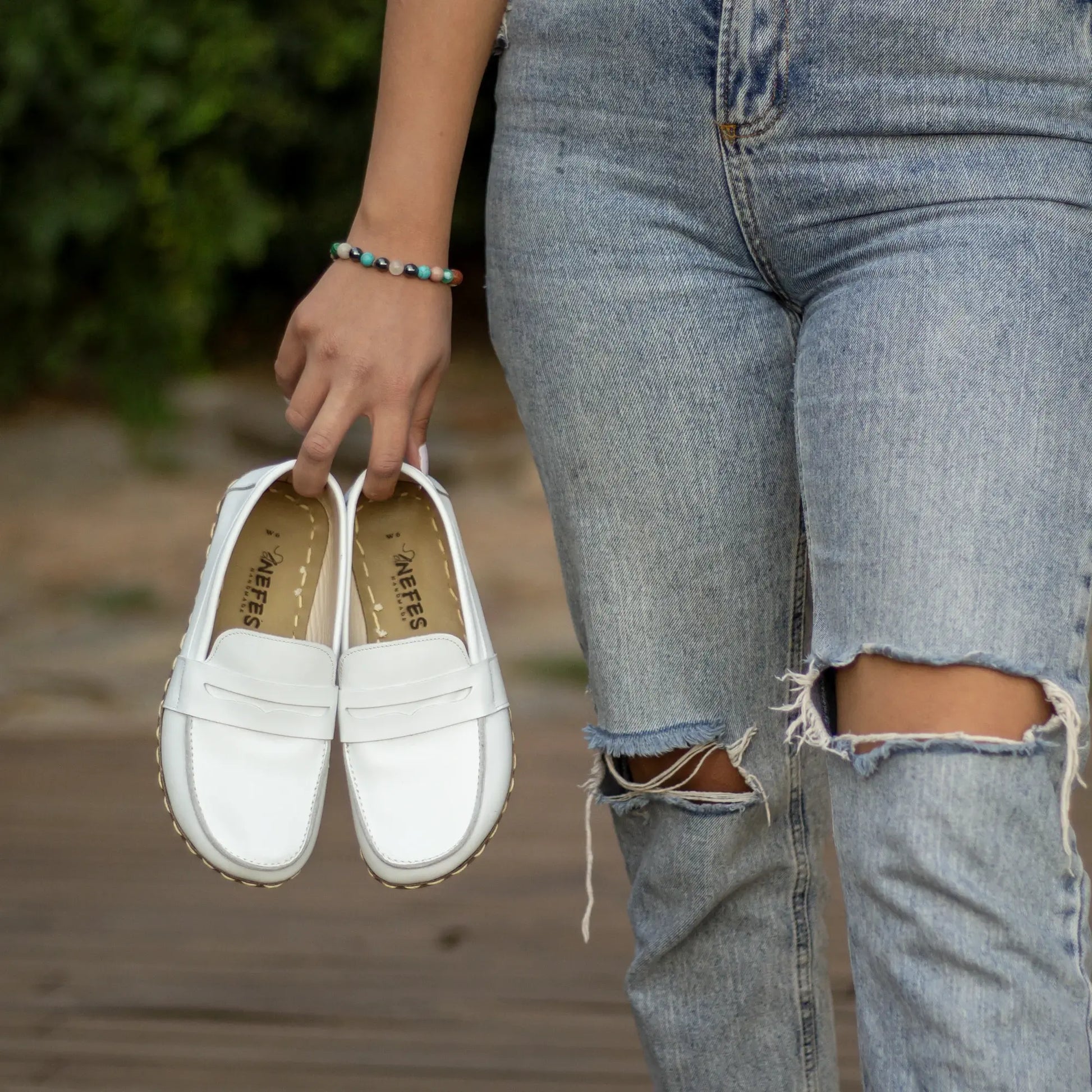 classic barefoot earthing shoes white women