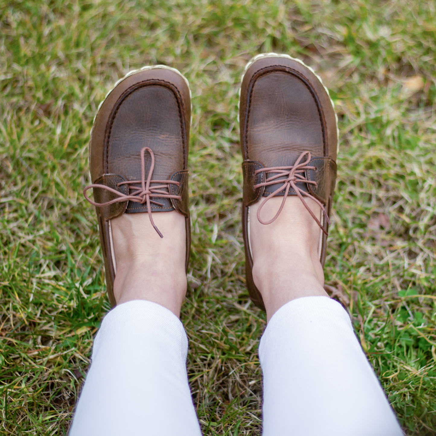 Classic Women's Leather Earthing Barefoot Shoes-Women Loafers-Nefes Shoes-5-Nefes Shoes