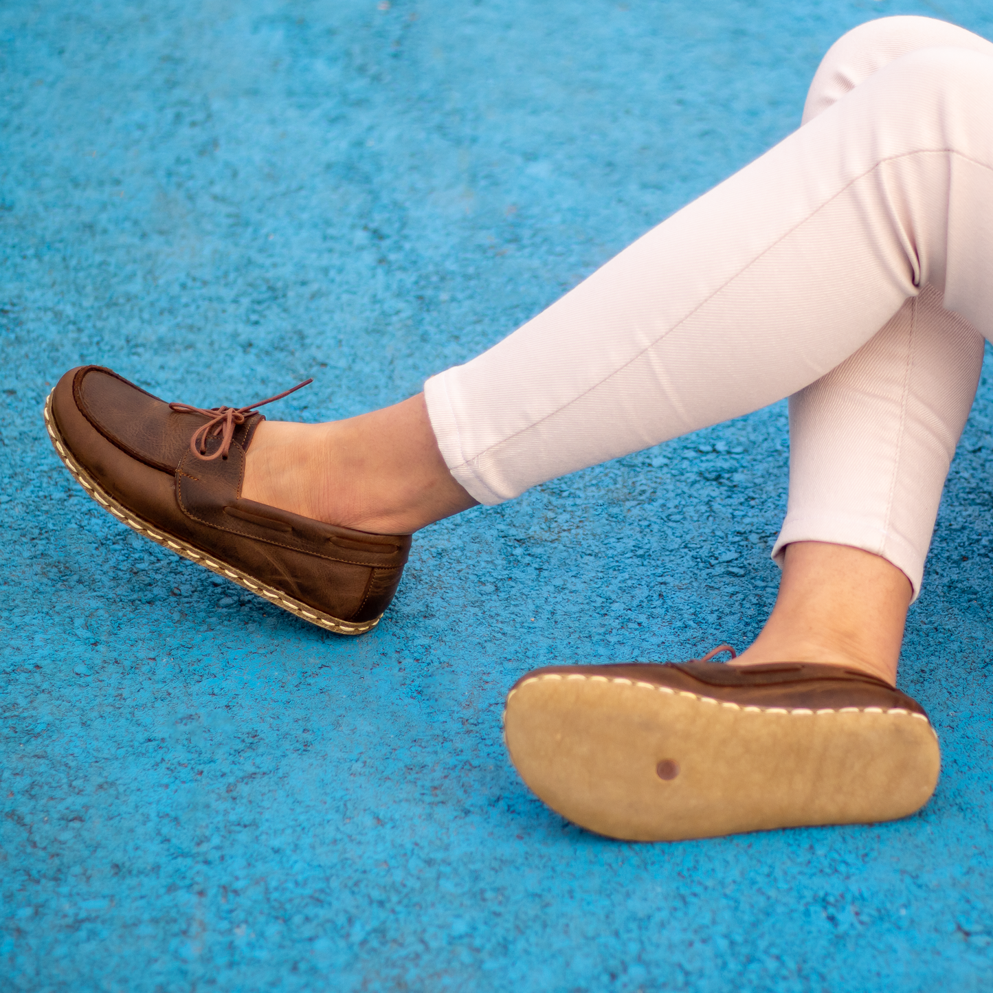 Classic Women's Leather Earthing Barefoot Shoes-Women Loafers-Nefes Shoes-5-Nefes Shoes