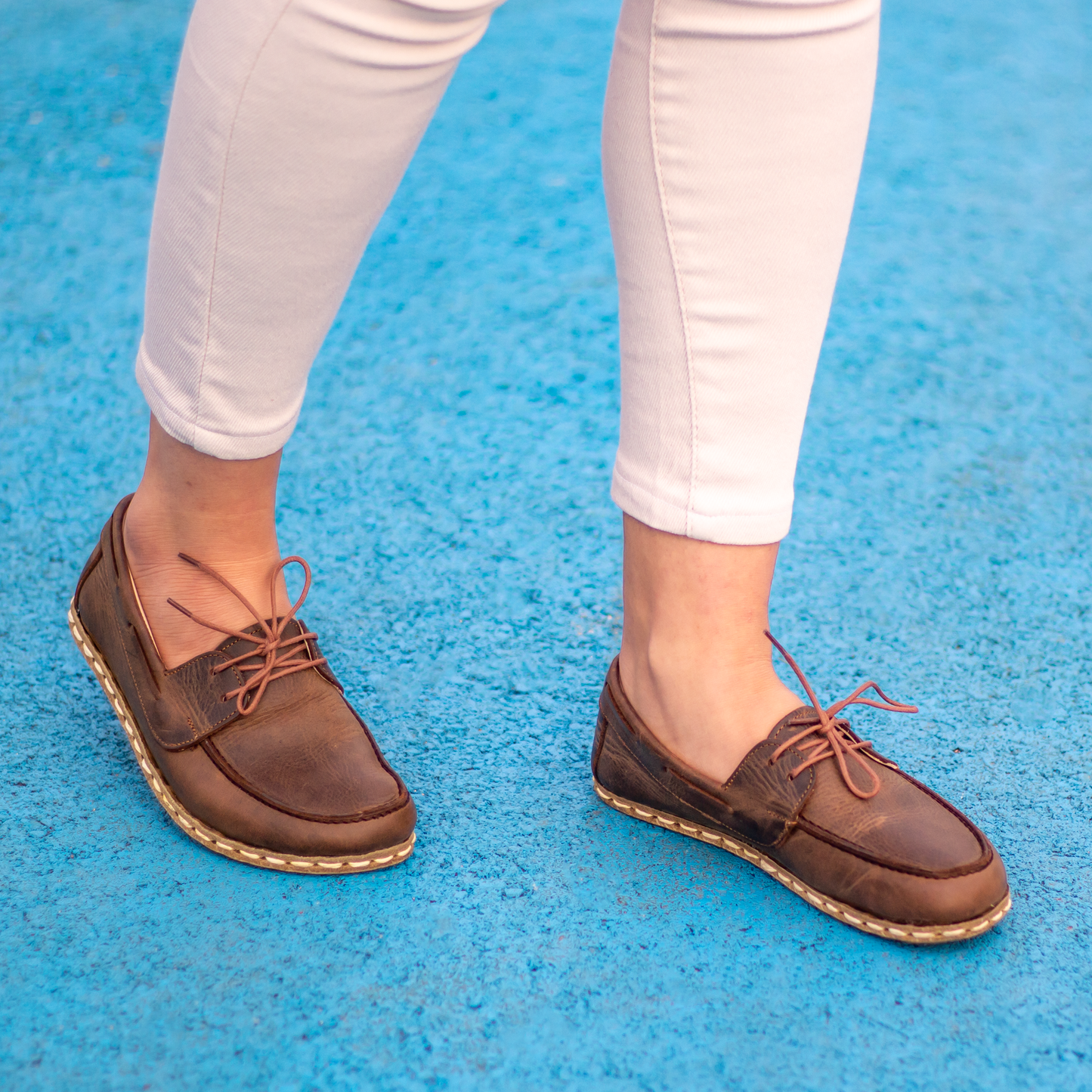 Classic Women's Leather Earthing Barefoot Shoes-Women Loafers-Nefes Shoes-5-Nefes Shoes