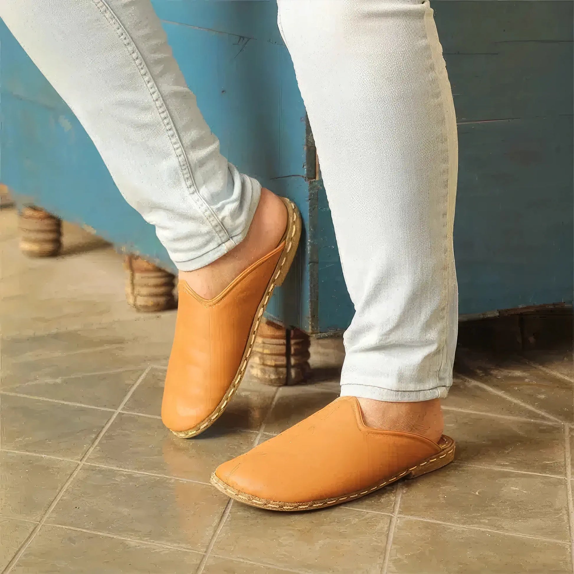 coconut tone closed toe slippers for women
