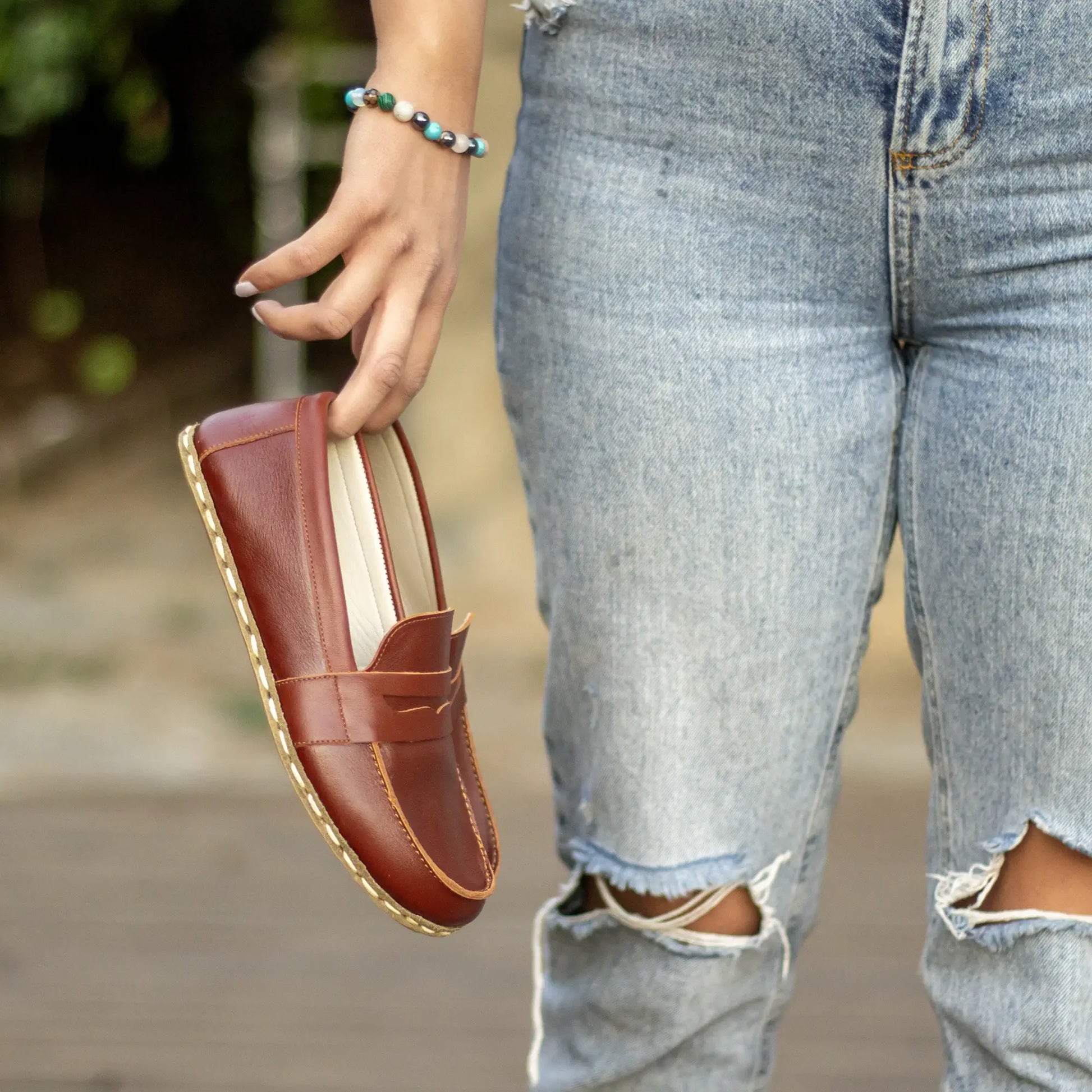 comfortable barefoot earthing shoes tornado brown women