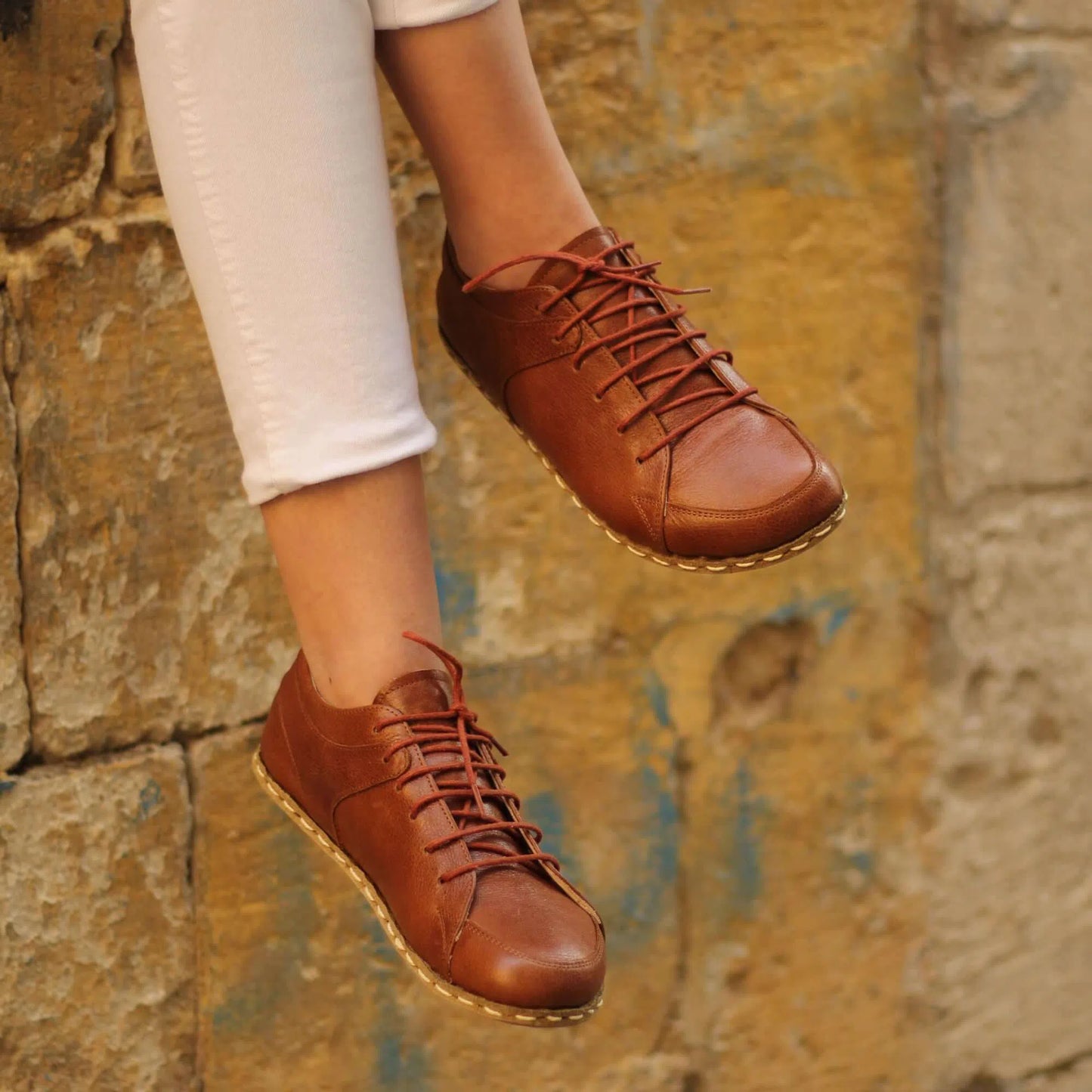 comfortable barefoot sneakers antique brown for women