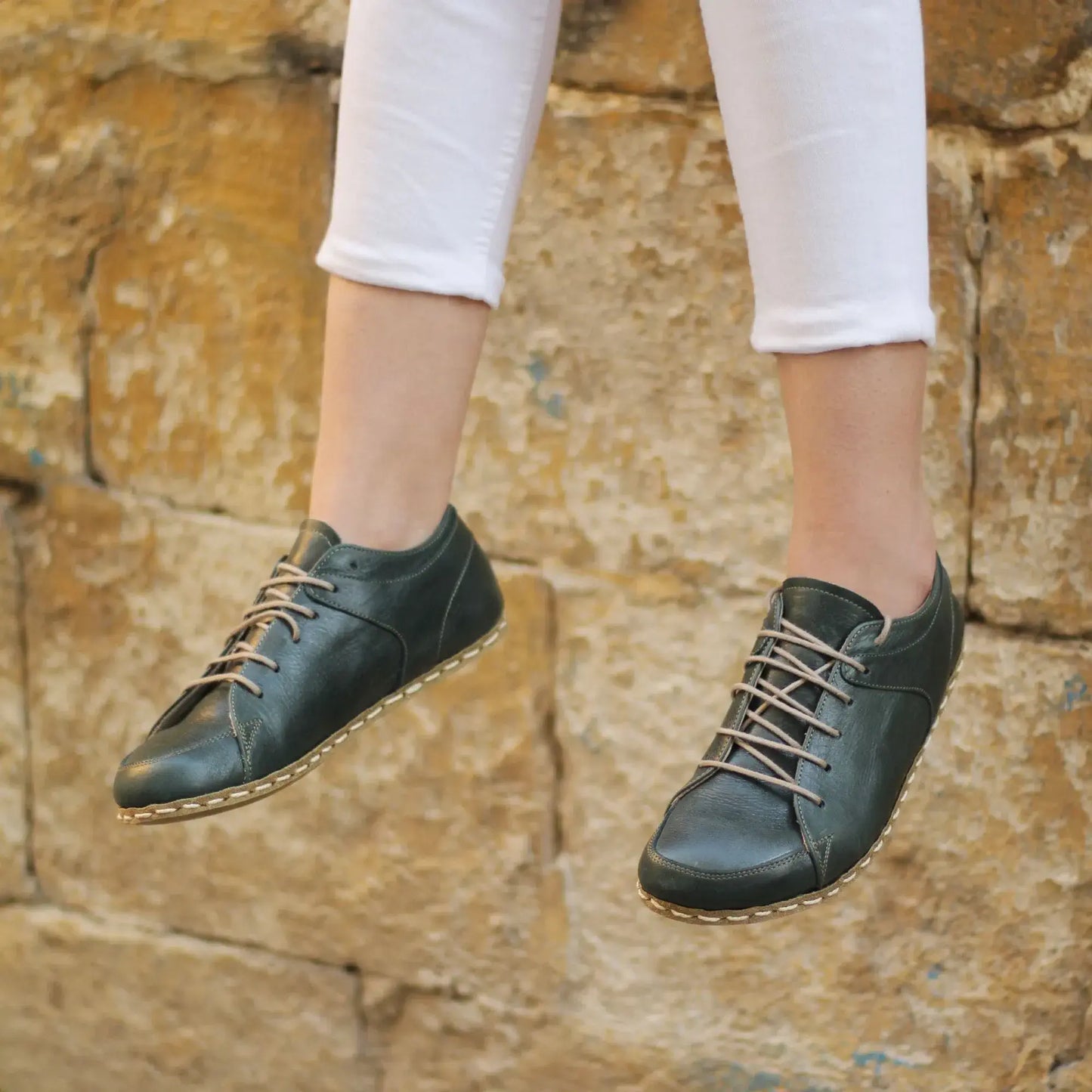 comfortable barefoot sneakers toledo green for women