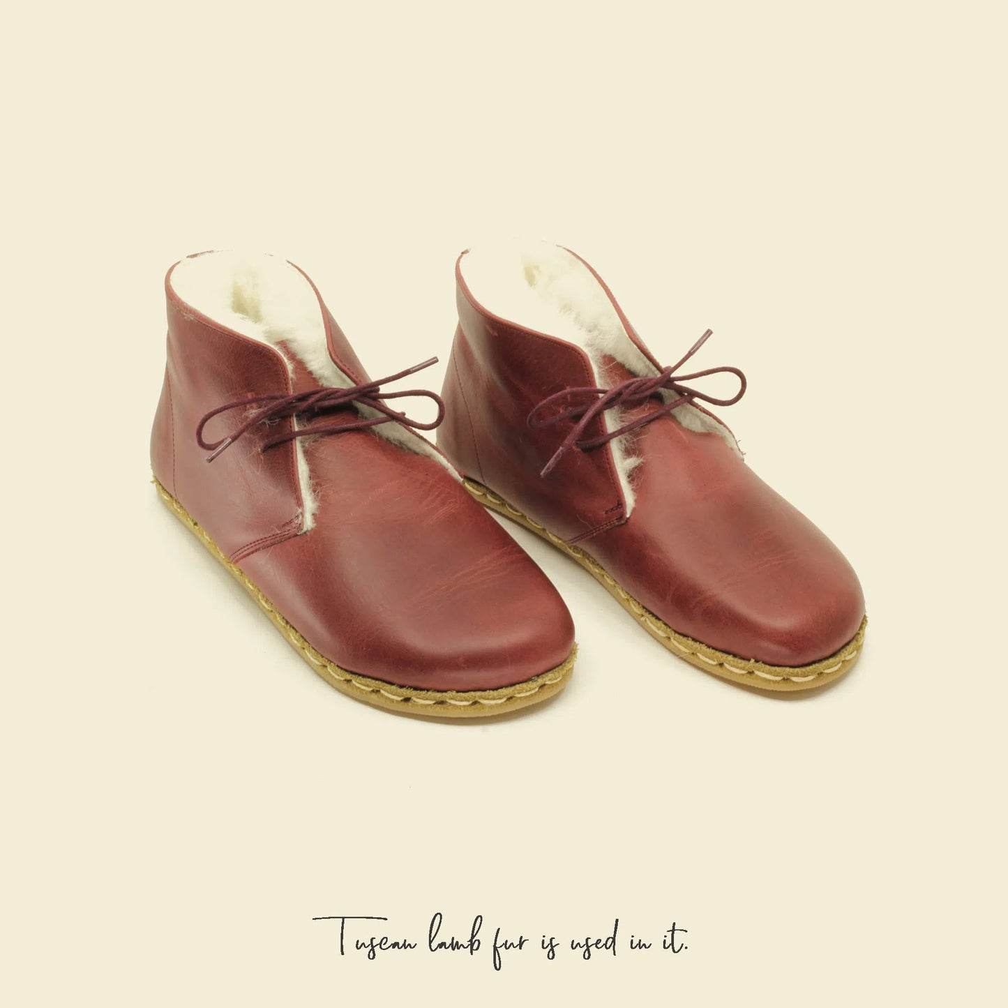 grounding barefoot ankle boots burgundy men