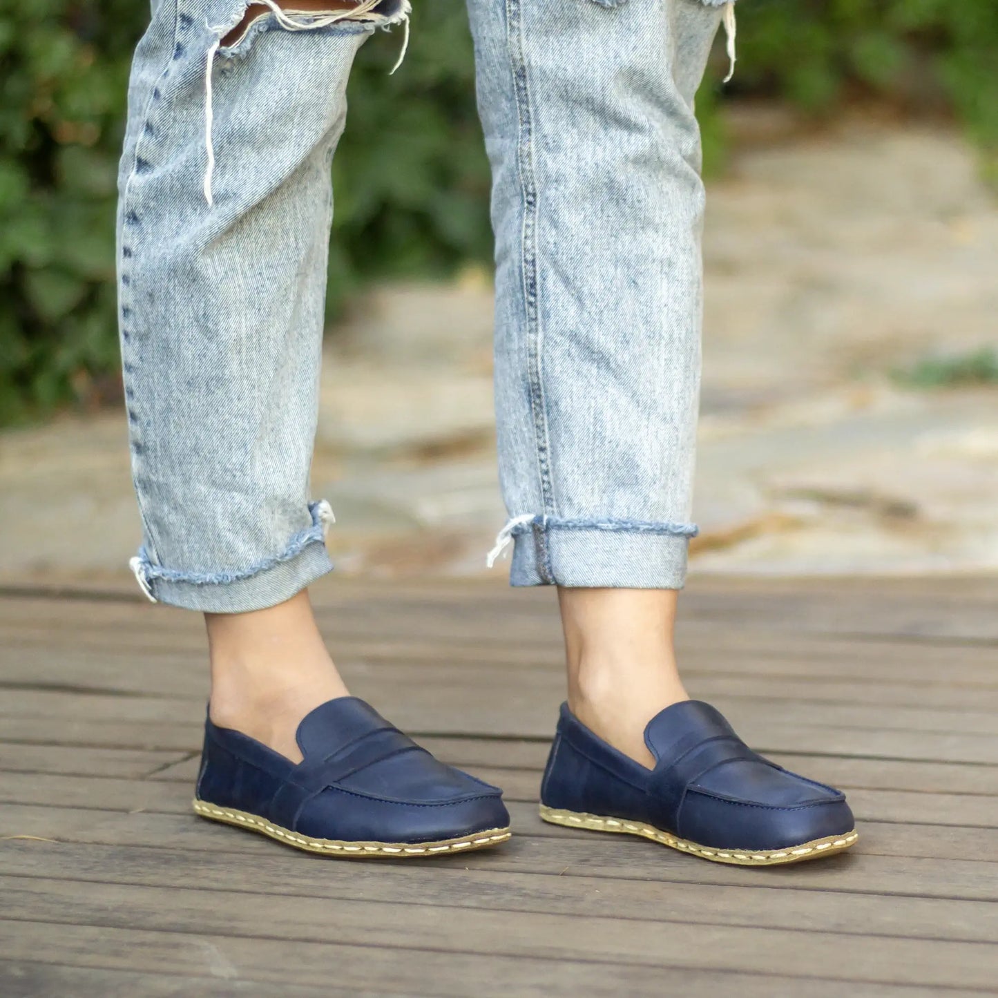 grounding barefoot earthing shoes women crazy navy blue
