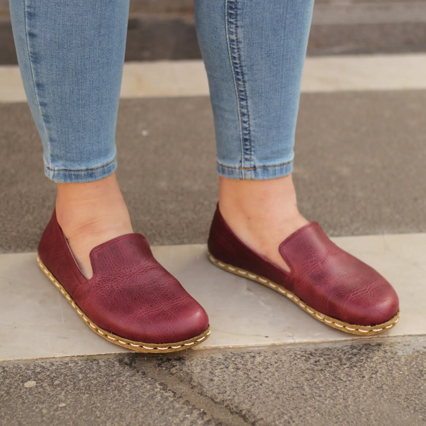 grounding barefoot shoes women burgundy