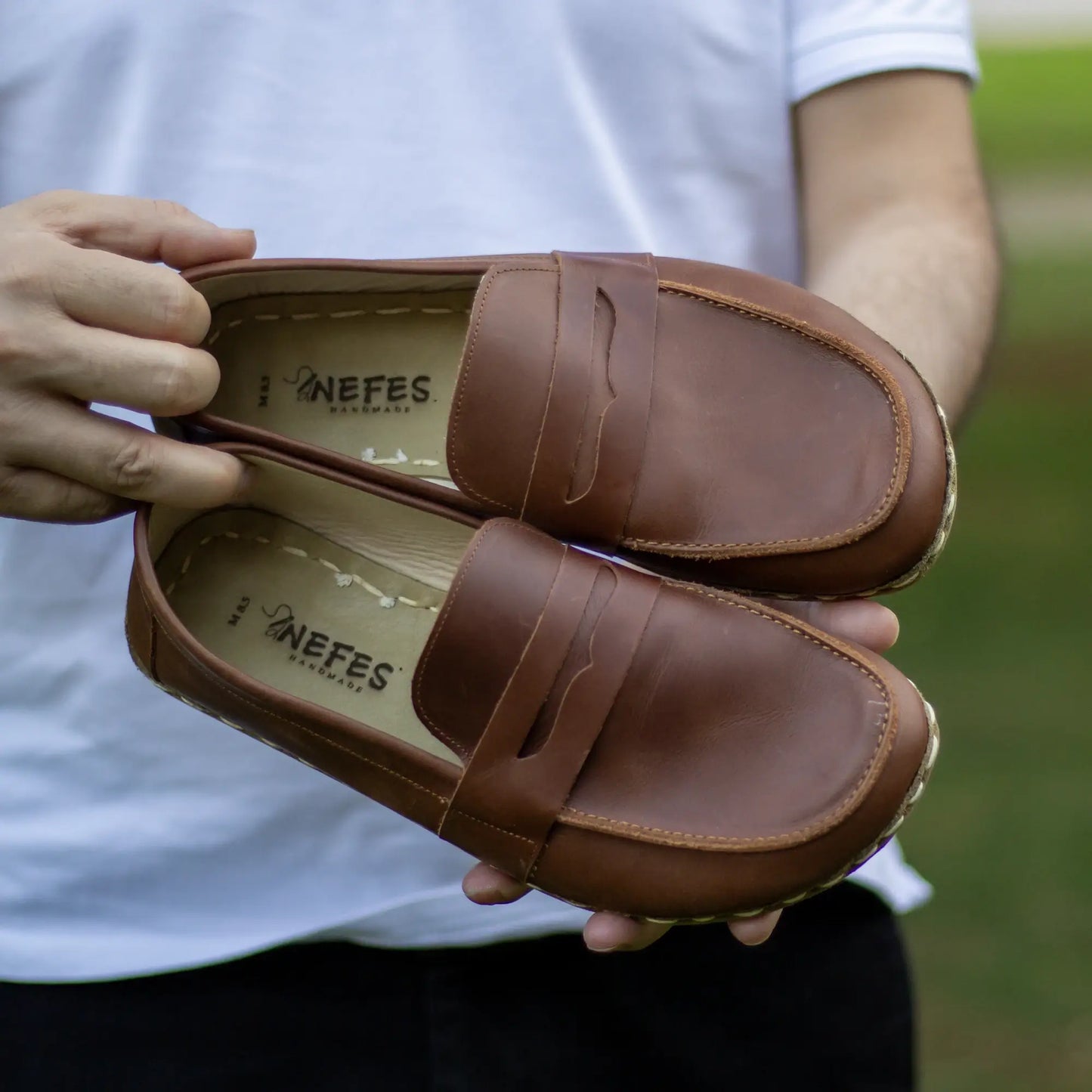handcrafted minimalist barefoot earthing shoes men crazy new brown