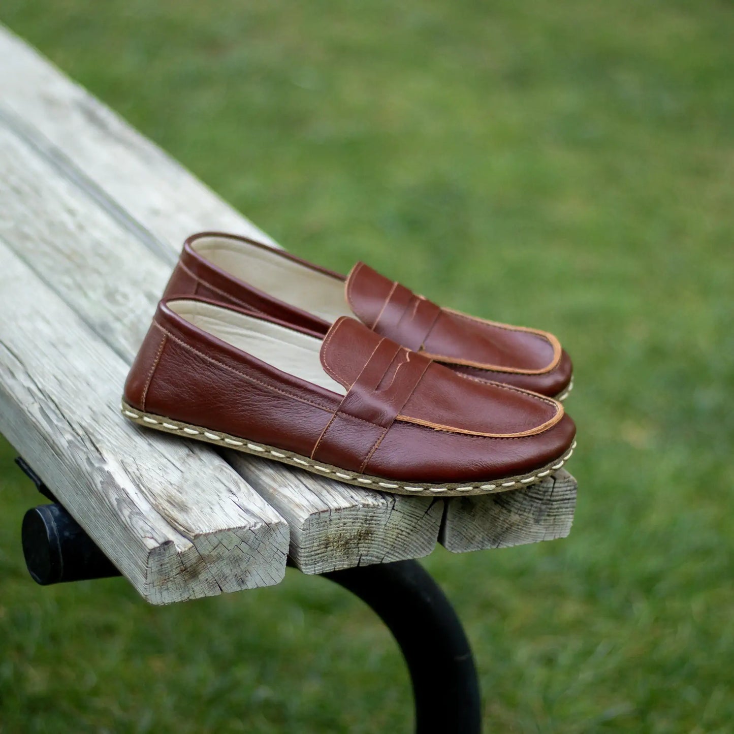 handcrafted minimalist barefoot earthing shoes men tornado brown