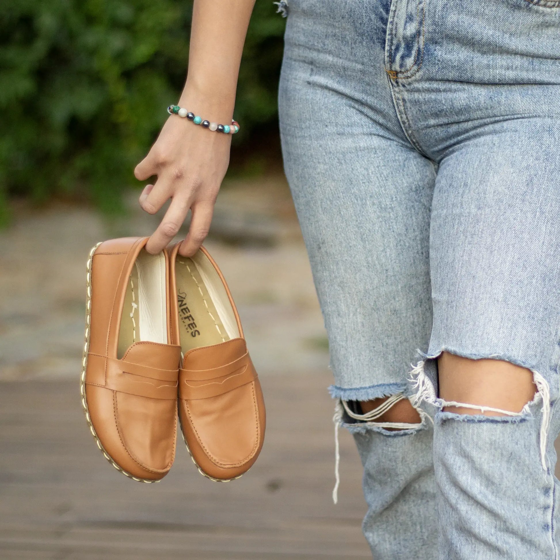 handmade barefoot earthing shoes coconut women