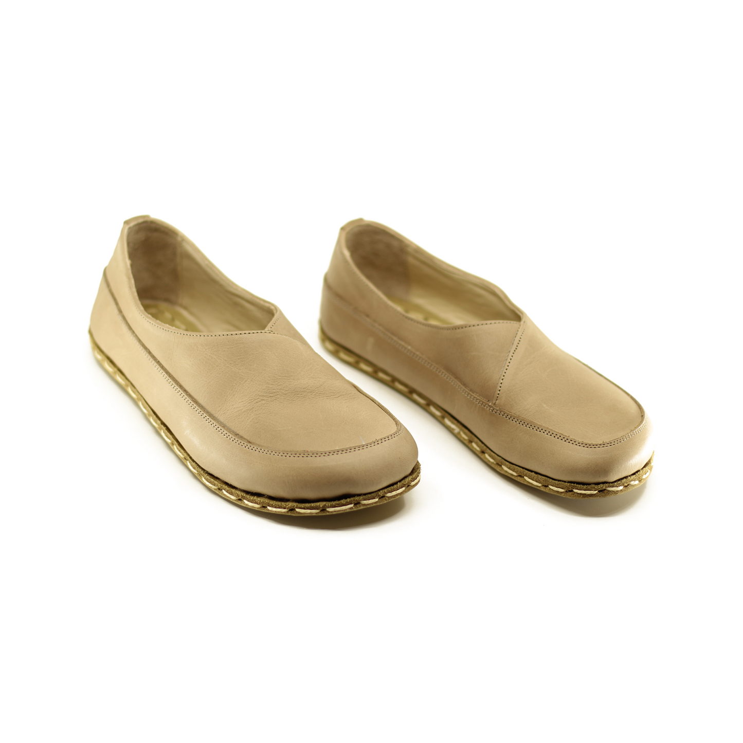 Handmade Barefoot Loafers for Women Crazy Vision-Women Loafers-Nefes Shoes-4-Nefes Shoes