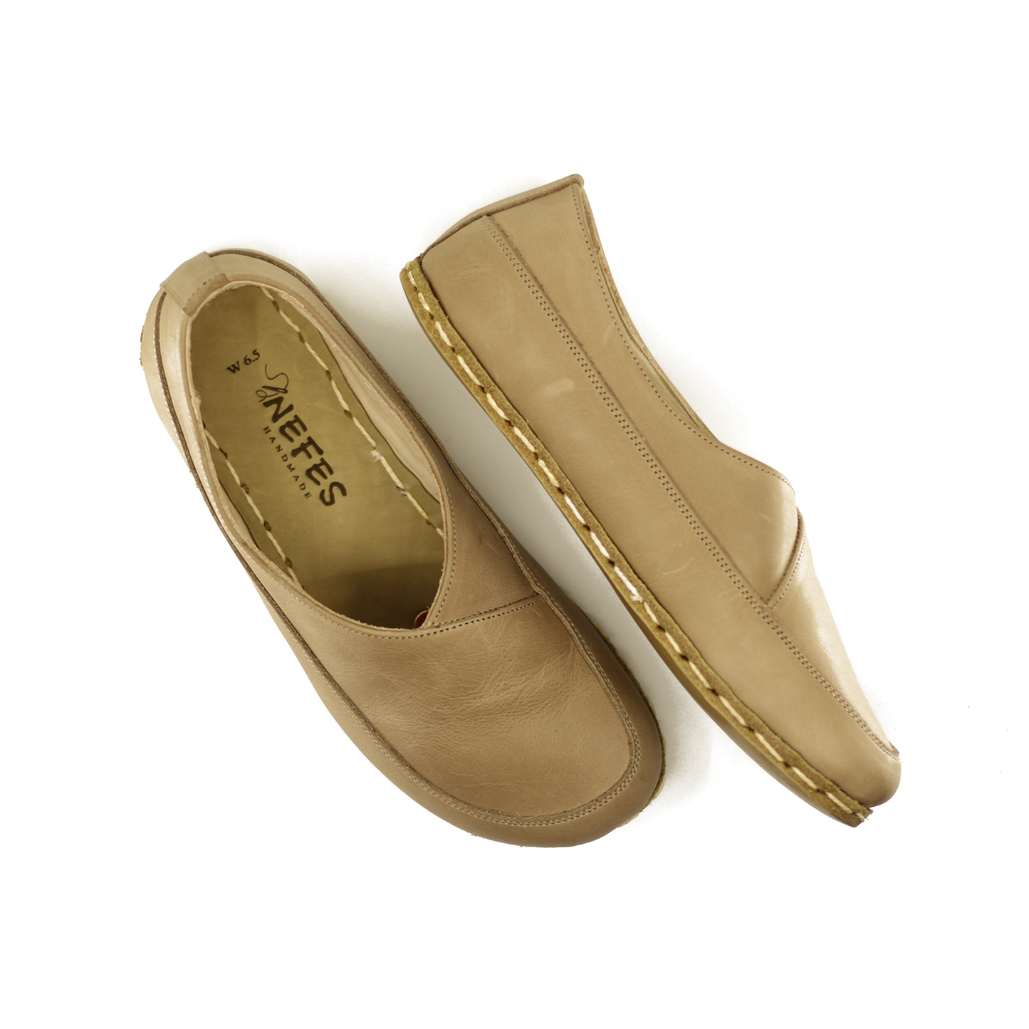 Handmade Barefoot Loafers for Women Crazy Vision-Women Loafers-Nefes Shoes-4-Nefes Shoes