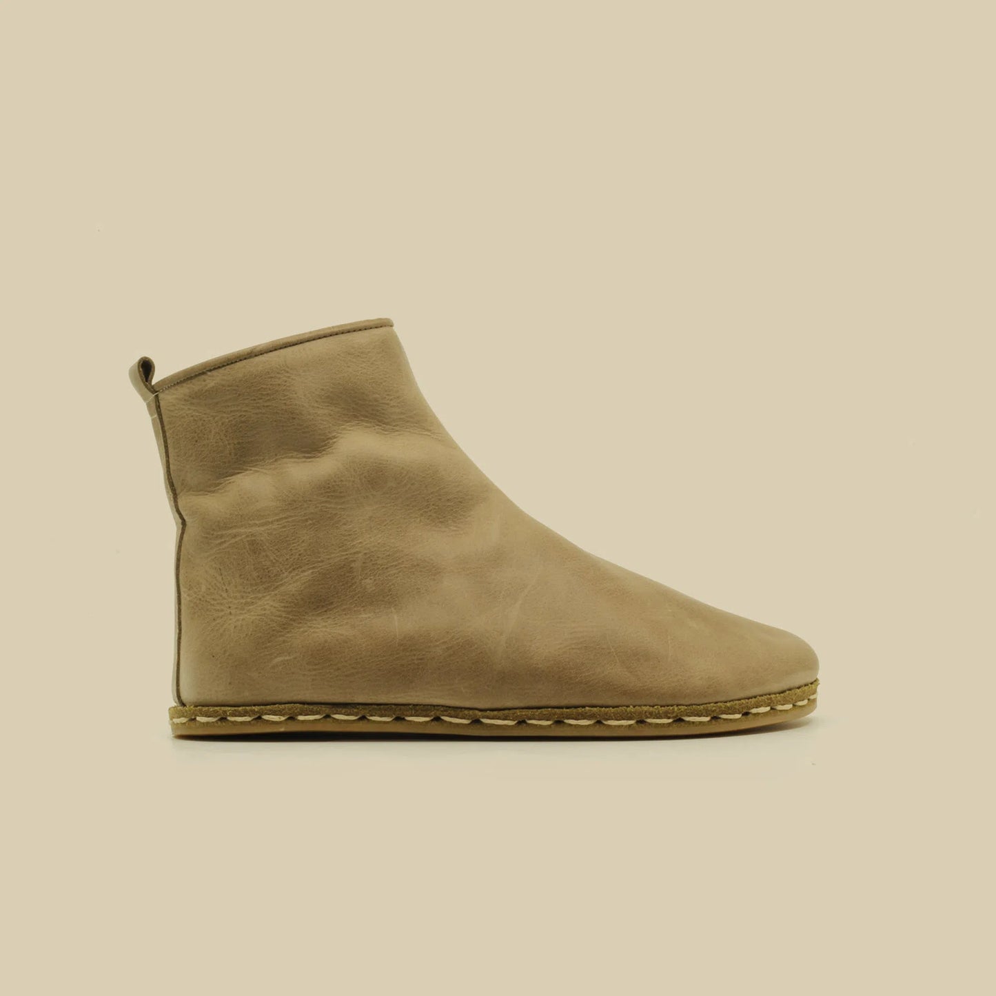 leather visionary zipper barefoot boots men