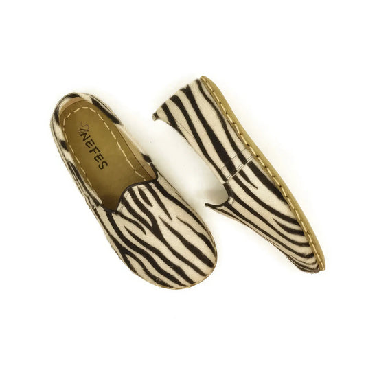 mens barefoot shoes zebra design natural grounding