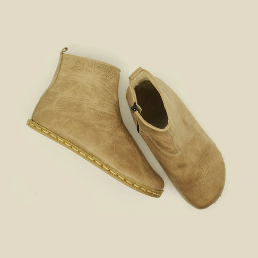 mens visionary barefoot boots with zipper leather