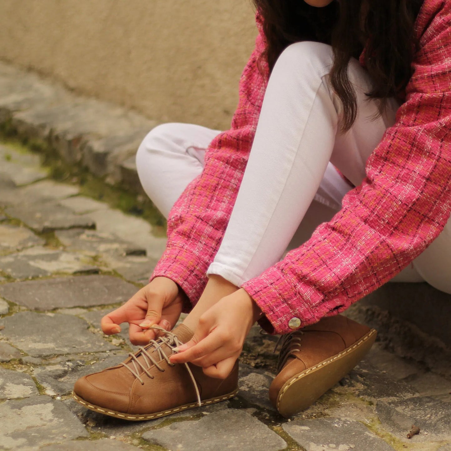 minimalist barefoot sneaker women matte brown