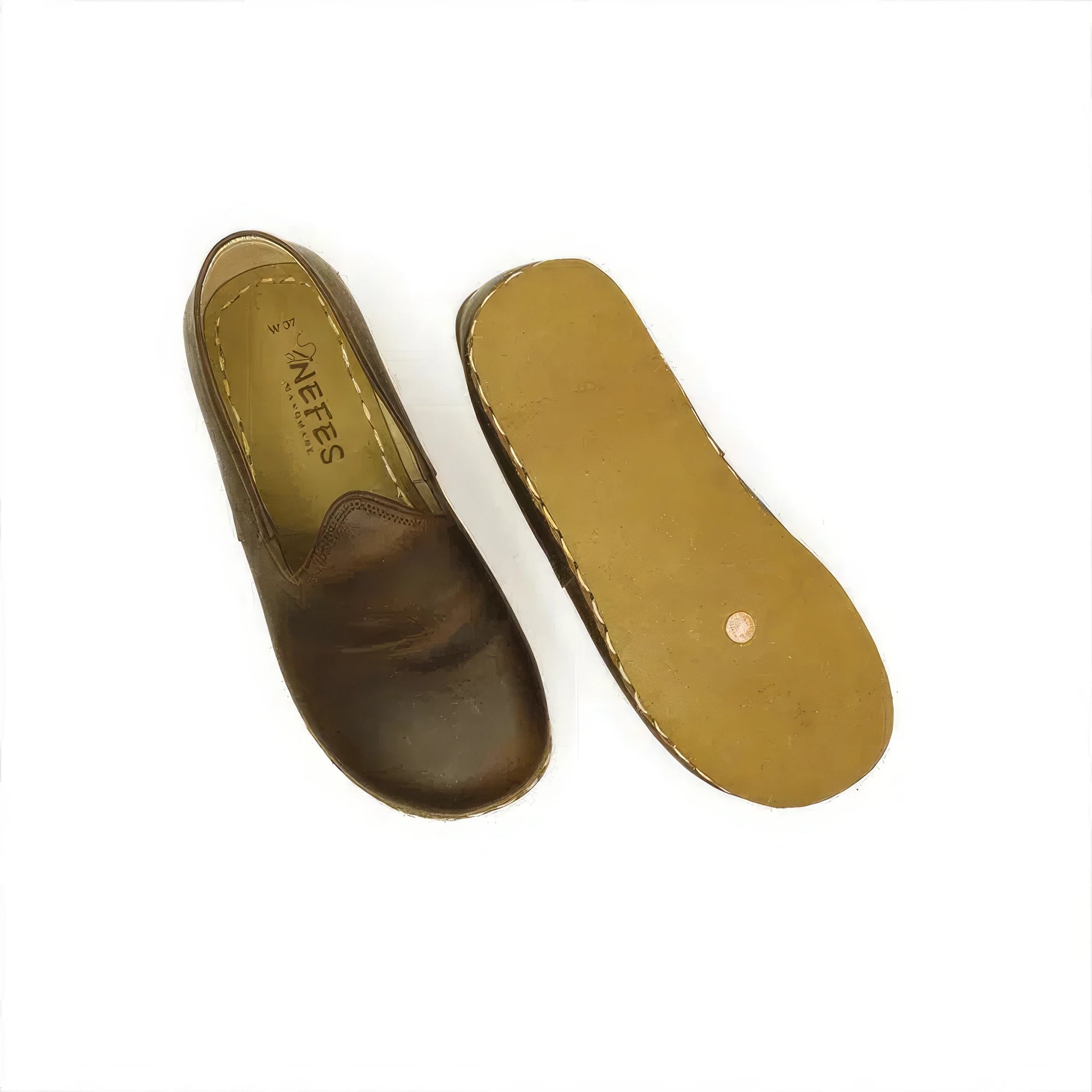 minimalist grounding shoes for women brown leather