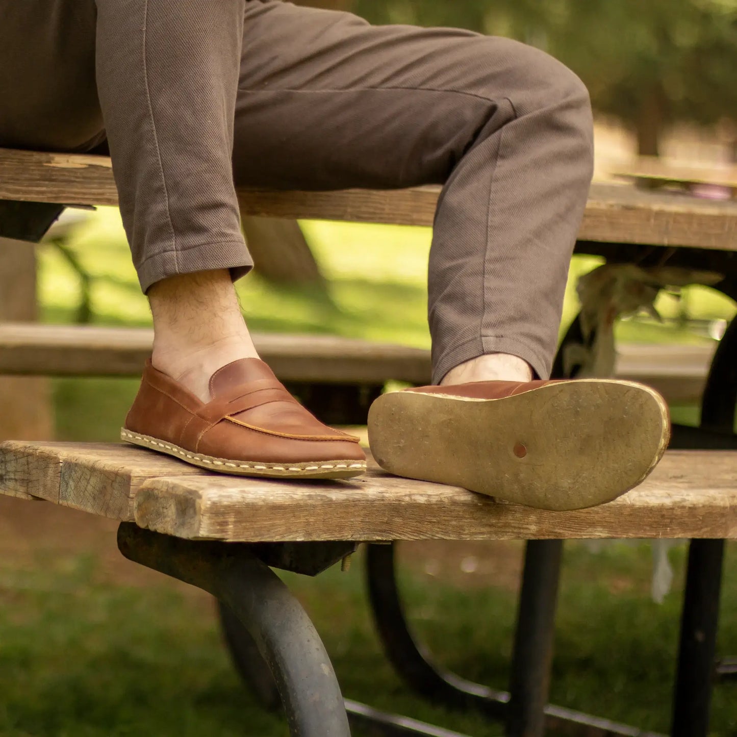 natural grounding barefoot shoes crazy new brown men