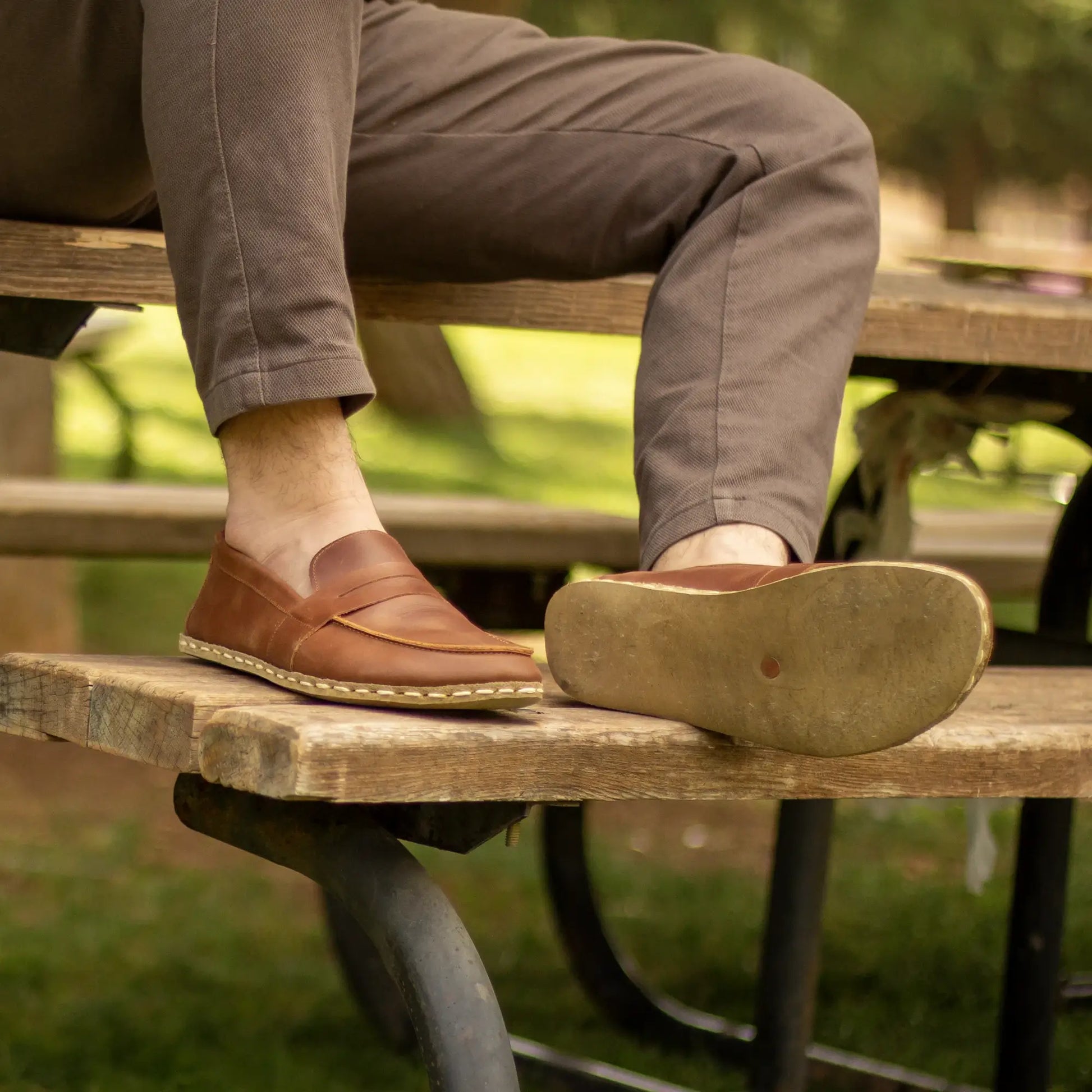 natural grounding barefoot shoes crazy new brown men