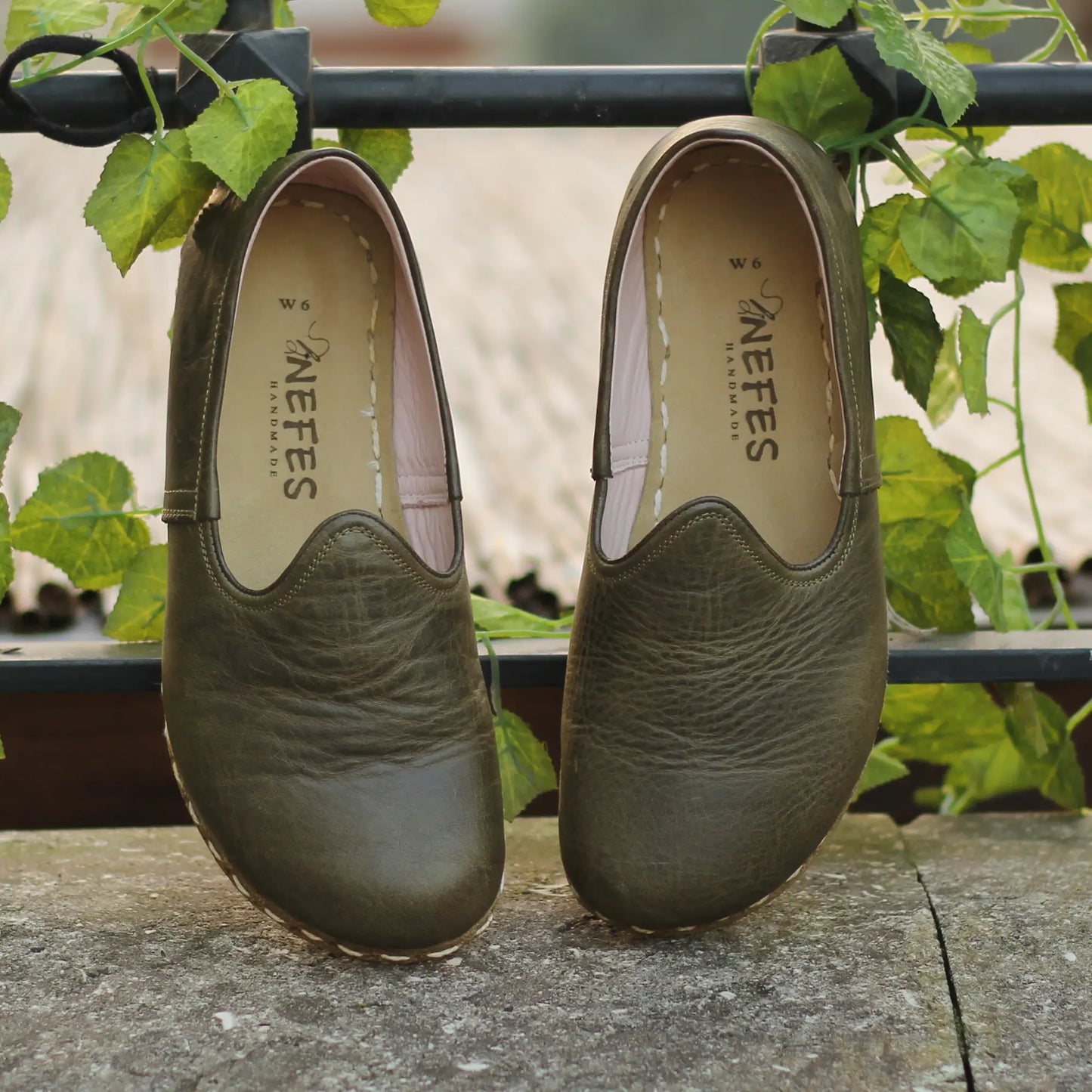 womens barefoot grounding shoes military green natural flow