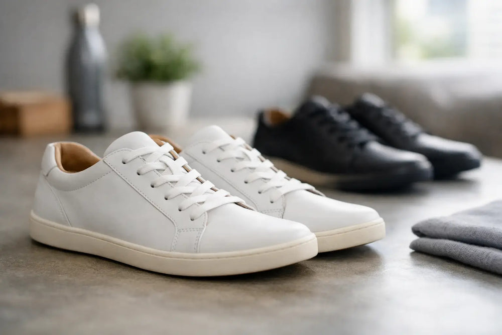 Zero Drop Leather Sneakers That Feel Right