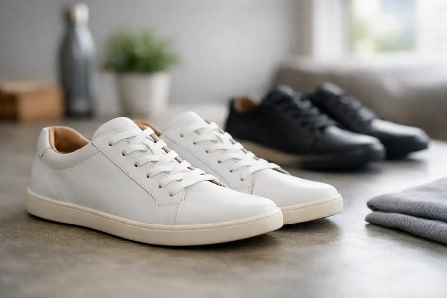 Zero Drop Leather Sneakers That Feel Right