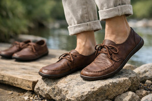 Leather Barefoot Moccasins for Natural Movement
