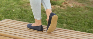 Step into Conscious Living with Leather Full Grounding Shoes
