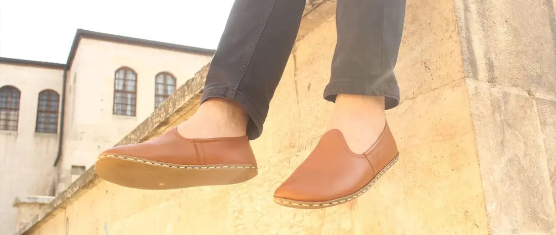 The difference between normal and non-slip leather shoes