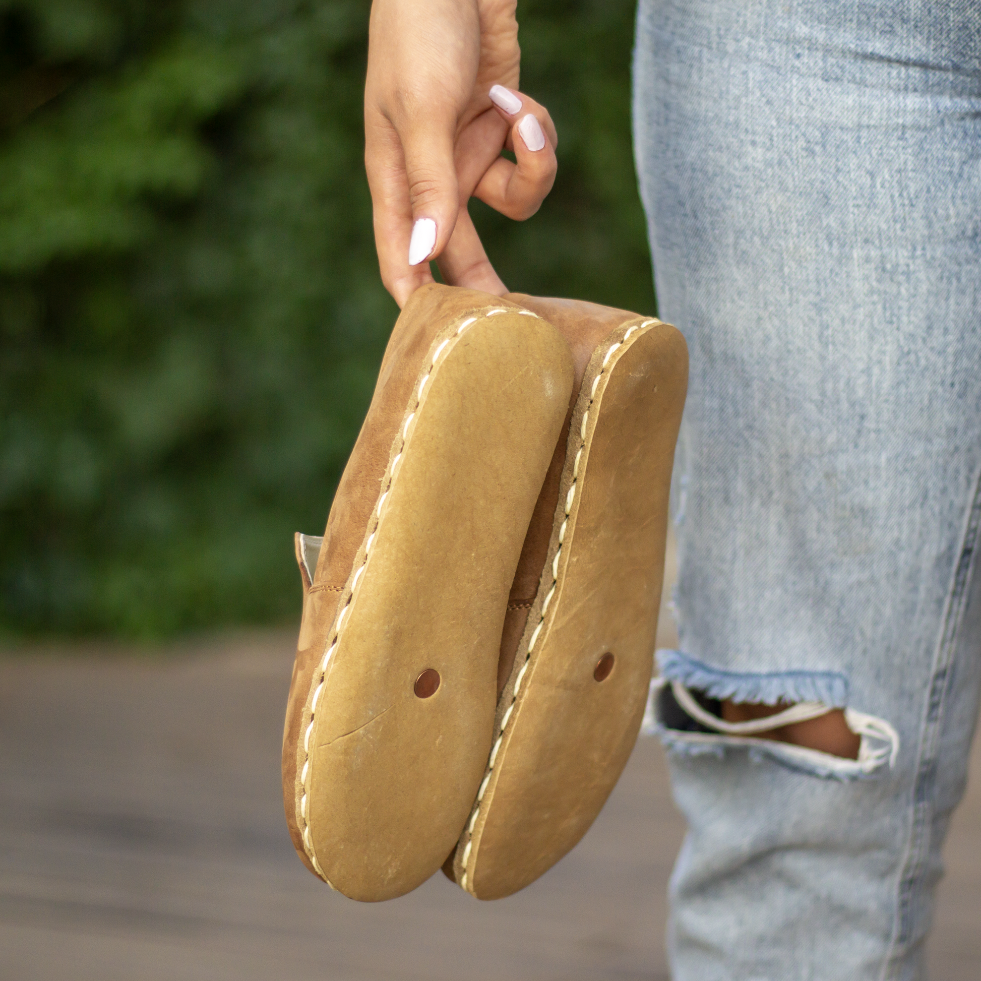 Huarache sandals open sales toe