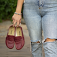 Barefoot Earthing Shoes Crazy Burgundy Women