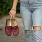 Barefoot Earthing Shoes Crazy Burgundy Women