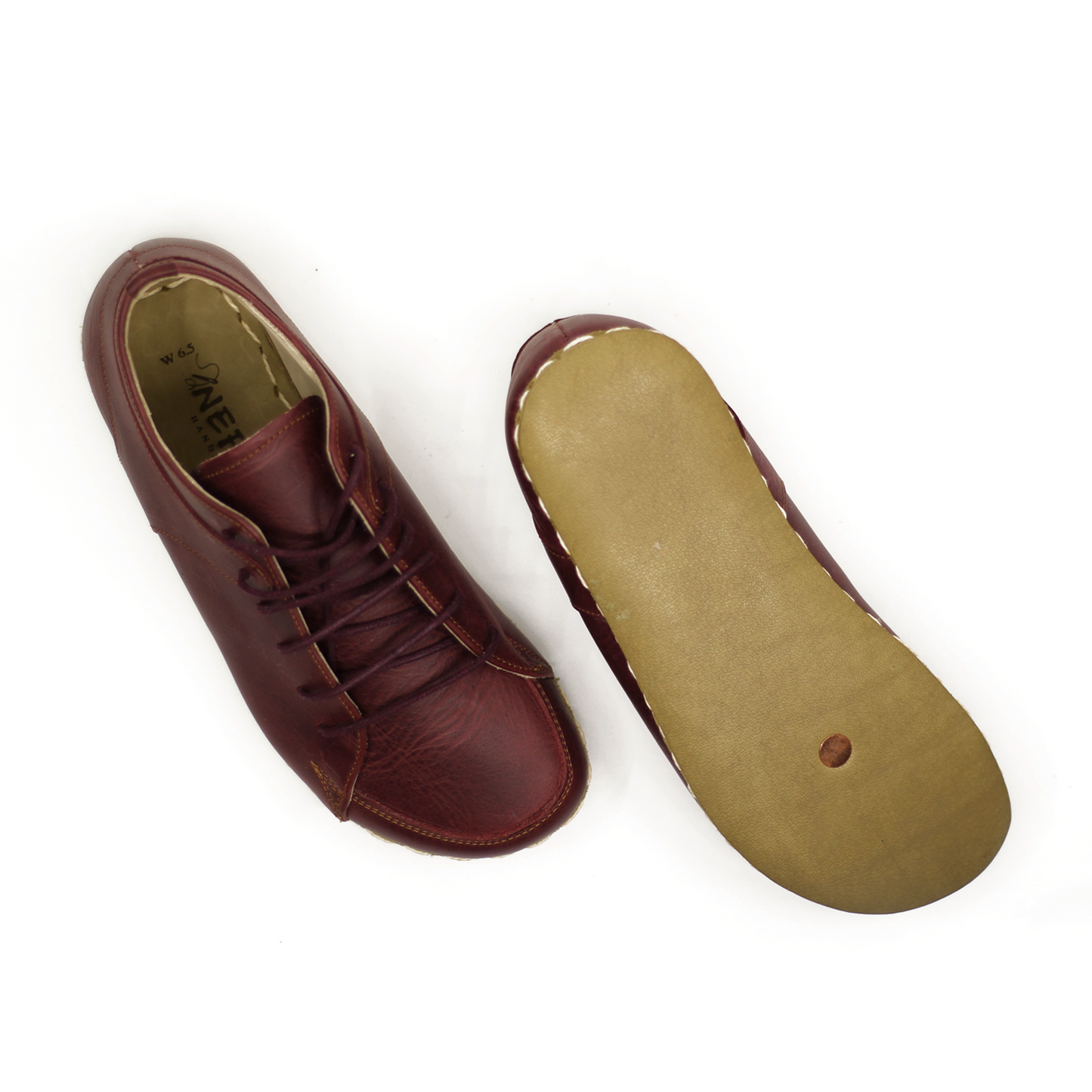 Men's Earthing Leather Sneaker: Barefoot Converse & Copper Rivet