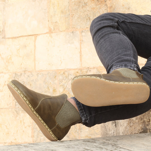 Men Chelsea Boot Military Green