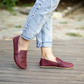 Barefoot Earthing Shoes Crazy Burgundy Women