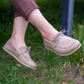 Light Brown Women's Leather Earthing Barefoot Shoes
