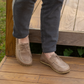 Light Brown Men's Leather Earthing Barefoot Shoes