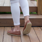 New Brown Women's Leather Earthing Barefoot Shoes