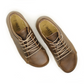 Earthing Naturel Leather Sneaker Men, Copper Rivet Barefoot Converse Crazy Classic Brown