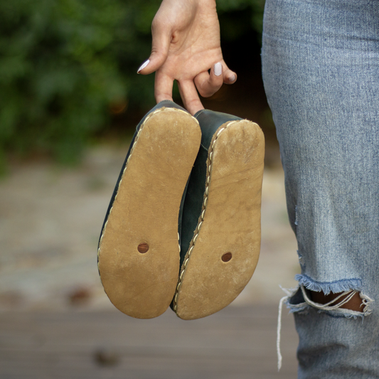 Barefoot, Earthing Shoes For Women, Toledo Green