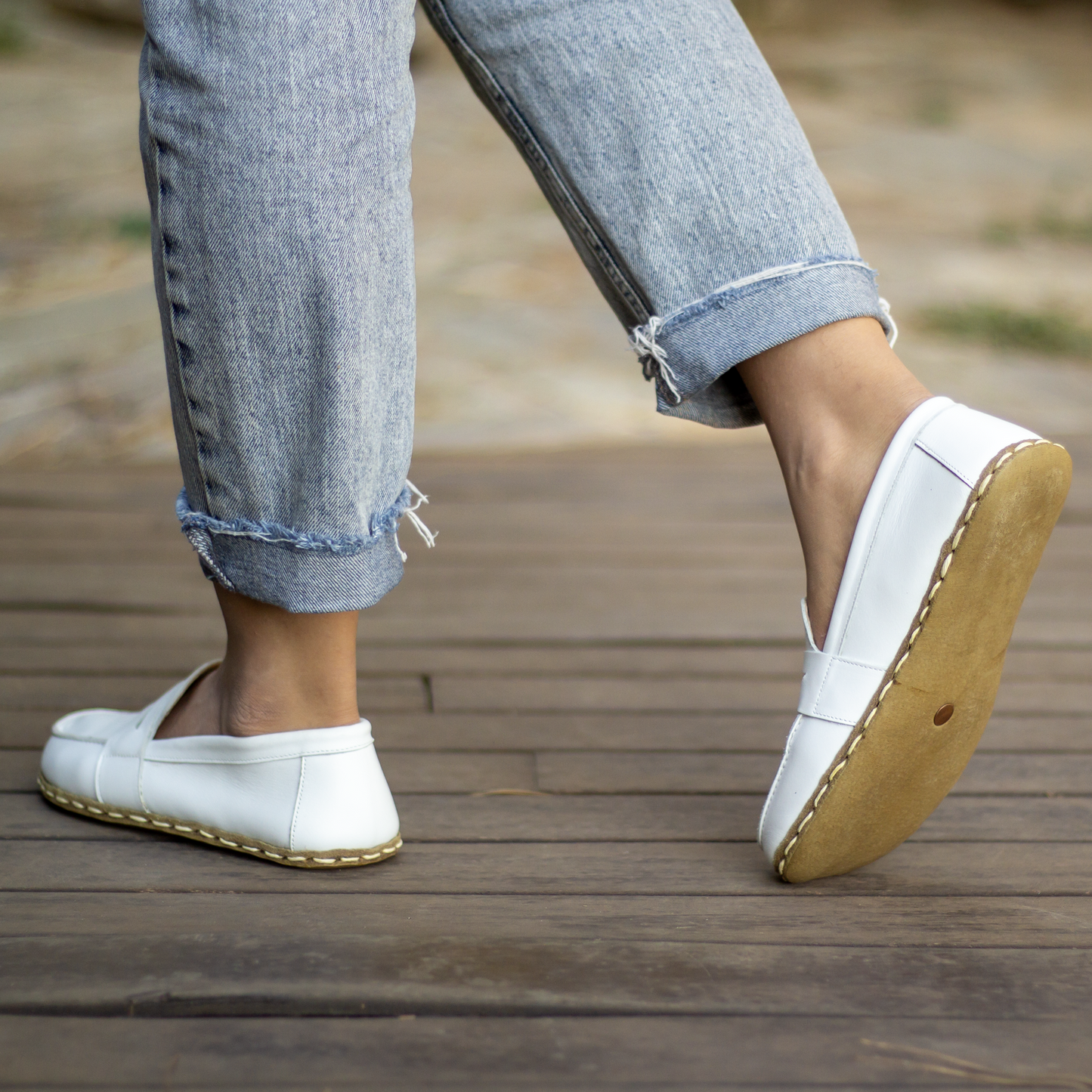 Earthing Barefoot Shoes White Women's