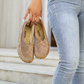 Barefoot Loafers for Women, Handmade Milky Brown Suede